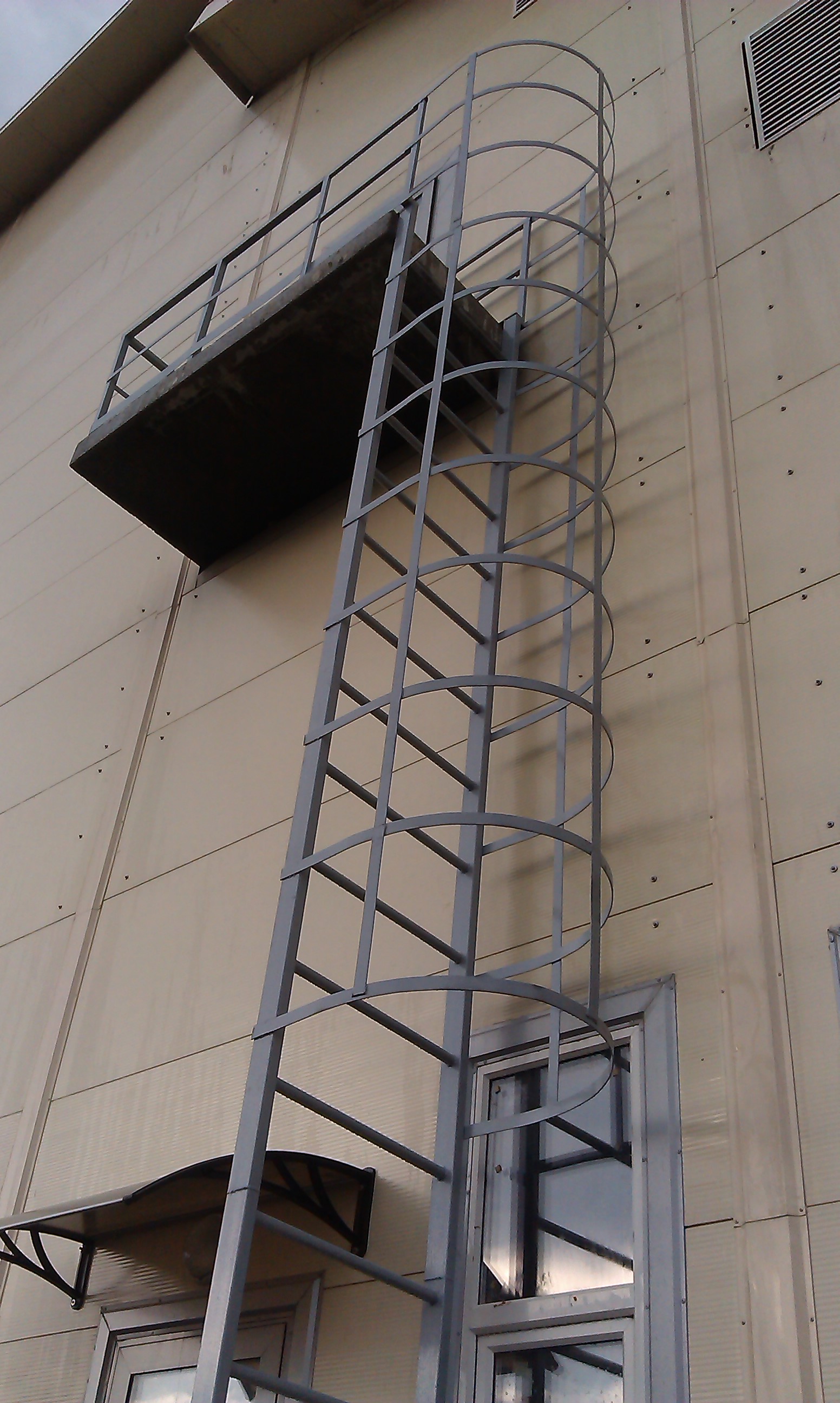 Лестница П1-2 12500 мм вертикальная